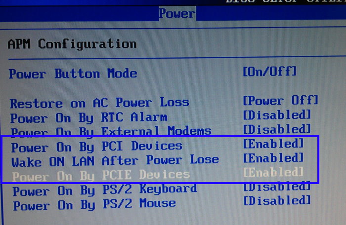 BIOS 調整網路開機