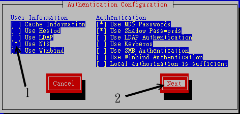 authconfig 的使用說明